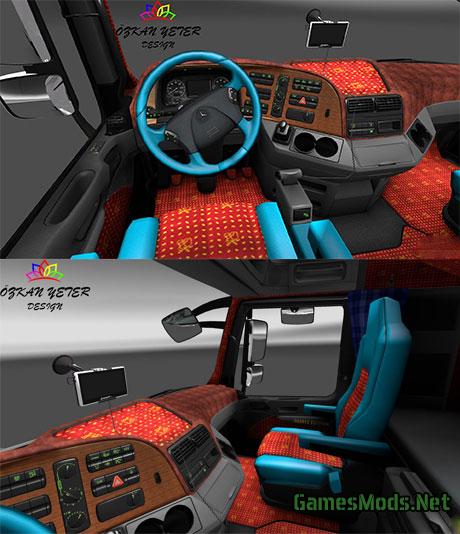 Mercedes Benz blue interior v1.0